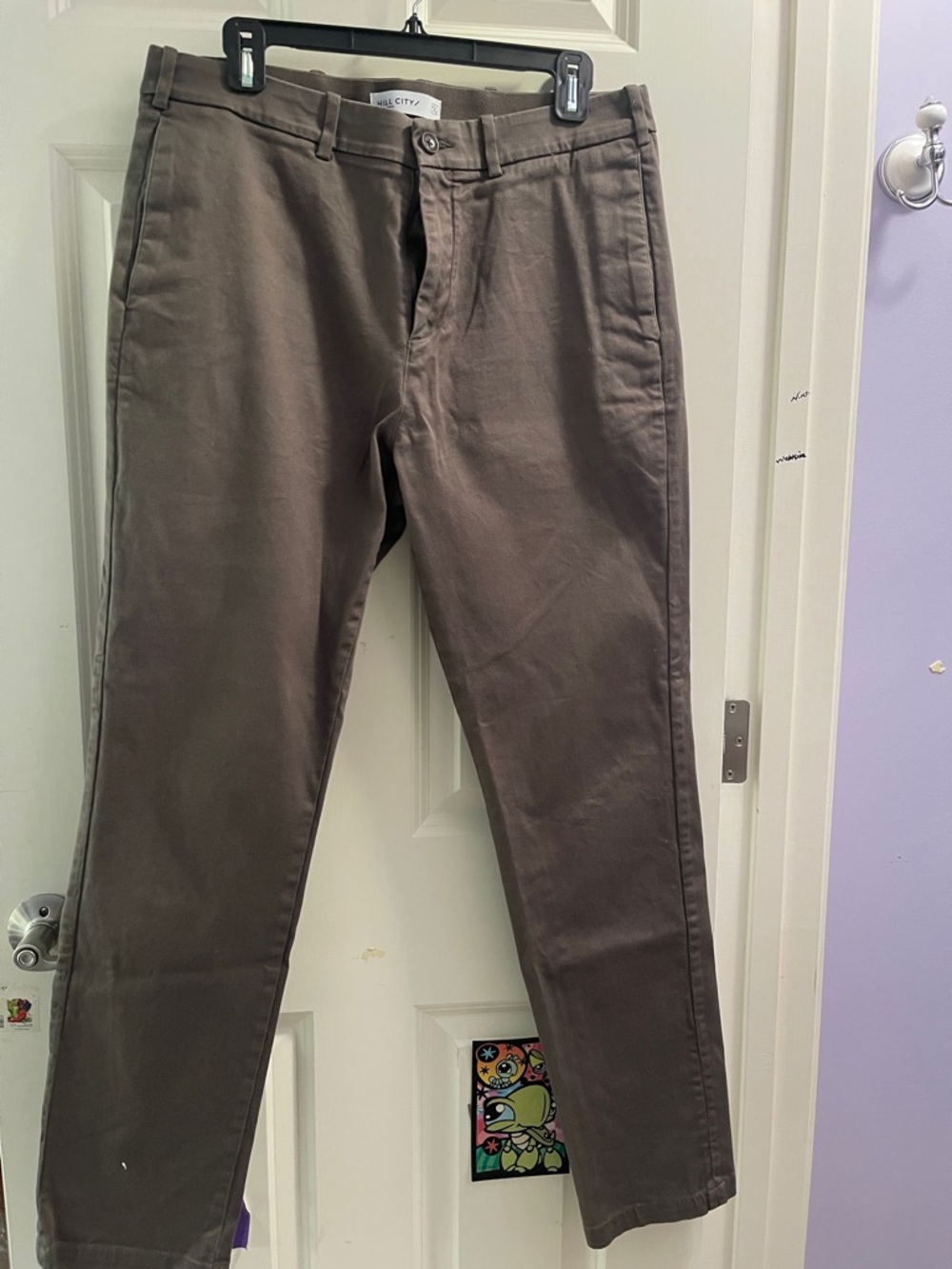 Men's Hill City Brown Everyday Pants Size 33/32